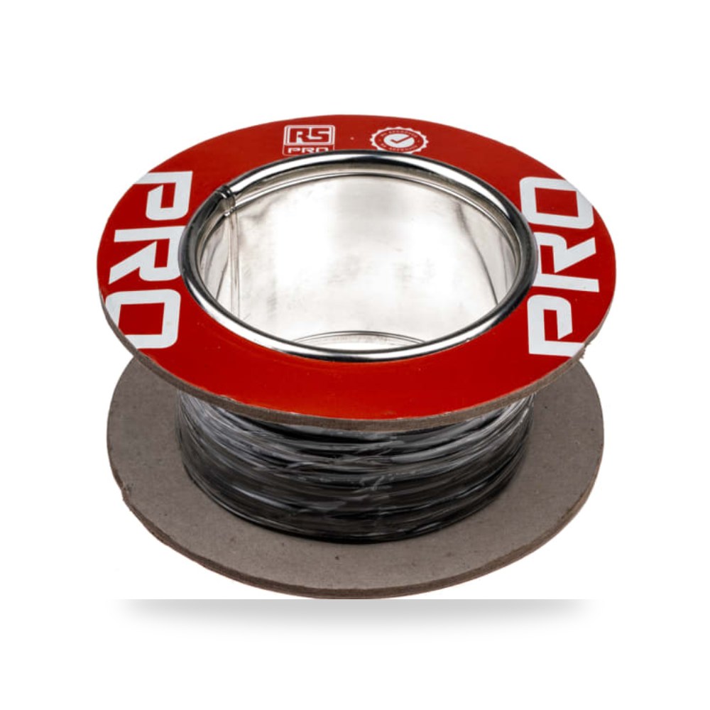 سلك توصيل مرن بوردات 26 AWG أسود معتمد ريمكو للتوريدات الصناعية (Reemco Industrial) موديل
