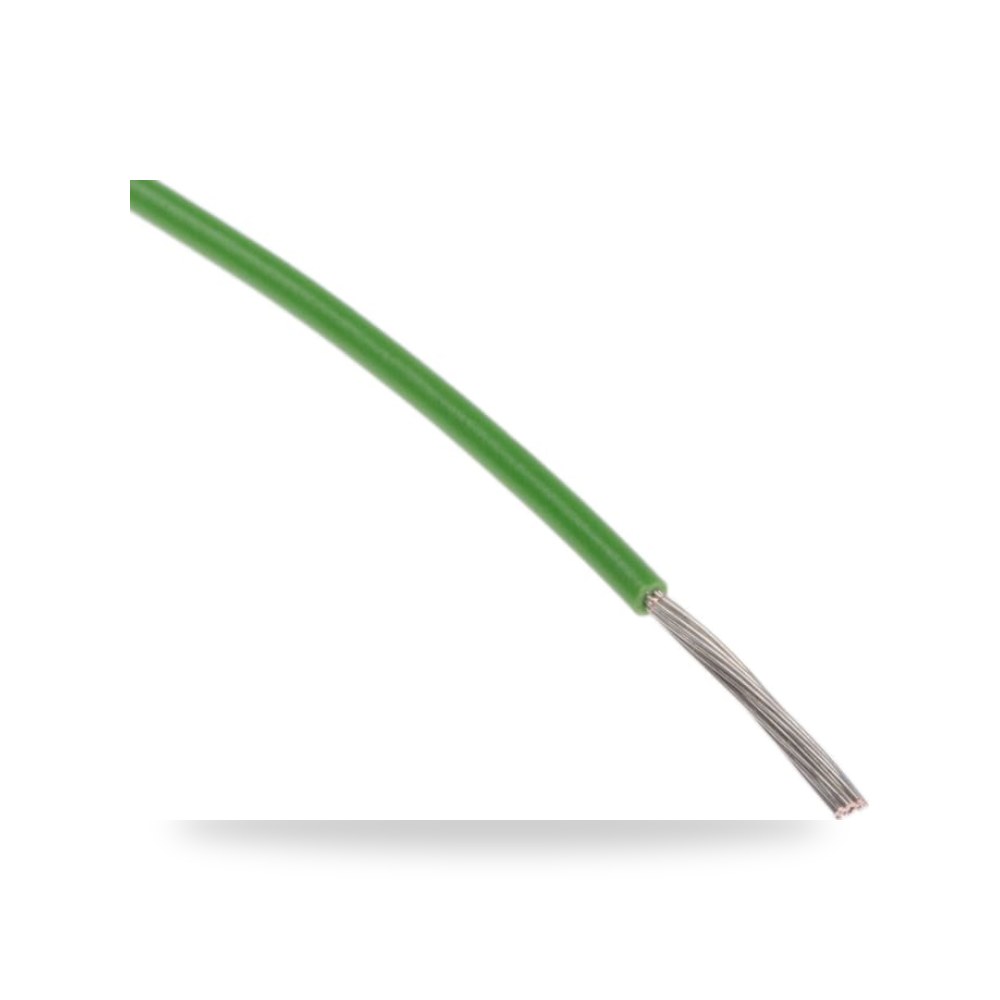 سلك توصيل مرن بوردات 22 AWG أخضر 100 متر فئة ريمكو للتوريدات الصناعية (Reemco Industrial)