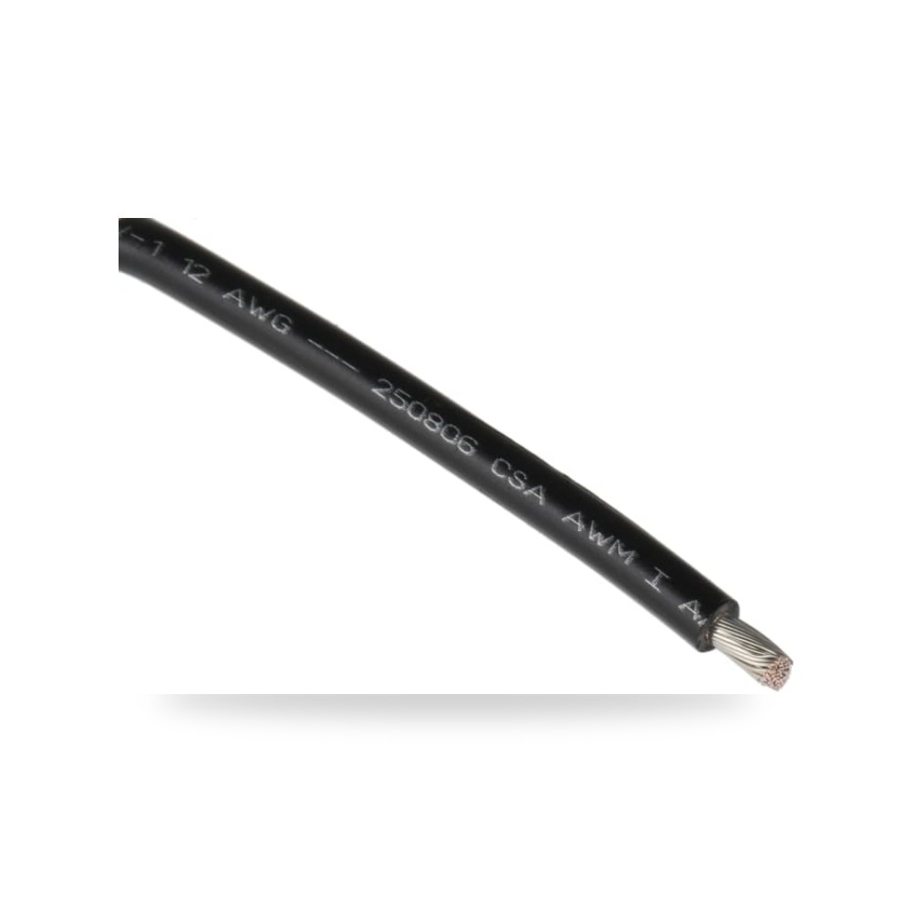 سلك توصيل مرن بوردات 12 AWG أسود 30 متر صناعي ريمكو للتوريدات الصناعية (Reemco Industrial)