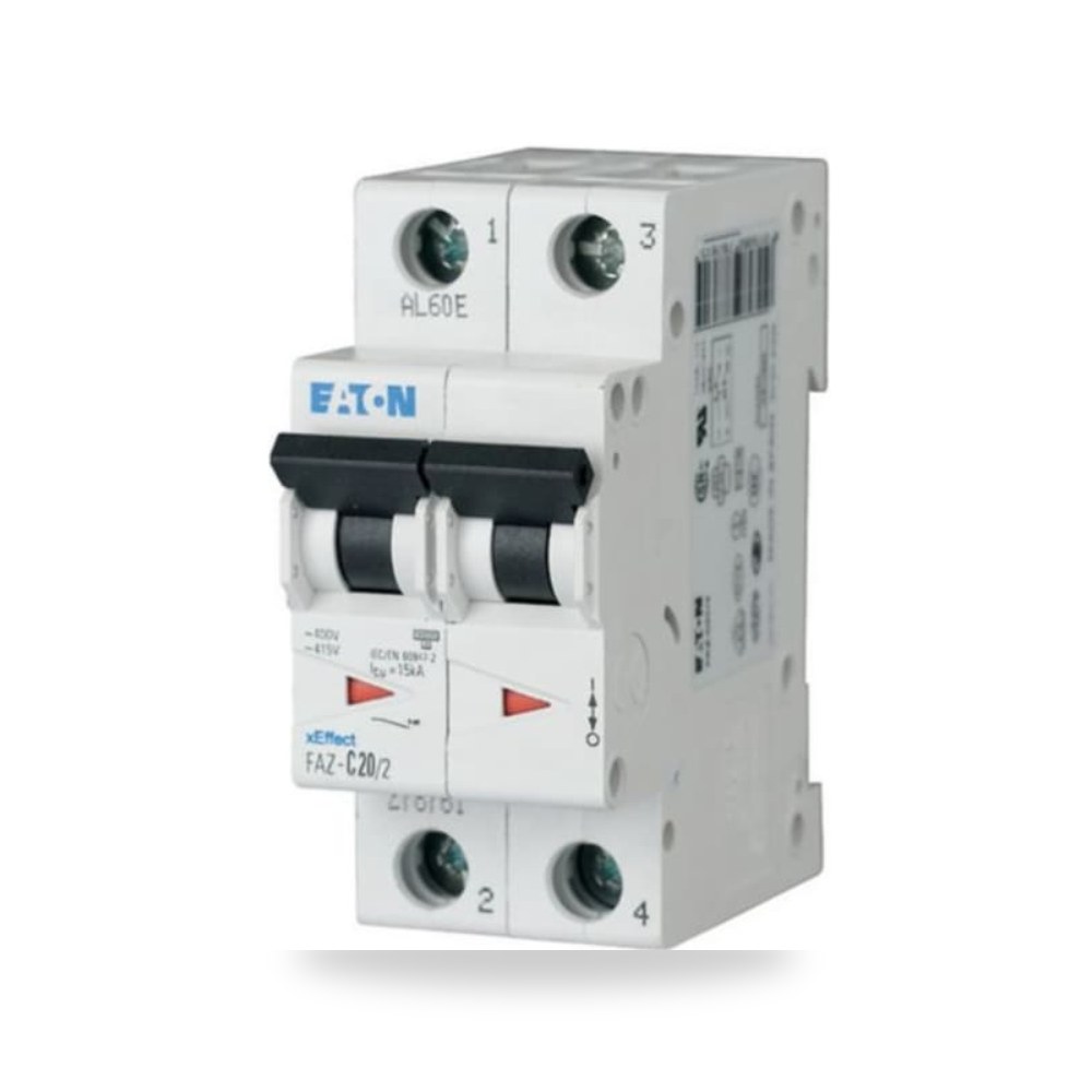 قاطع تيار أوتوماتيكي MCB ثنائي 5A منحنى C ريمكو للتوريدات الصناعية (Reemco Industrial) موديل