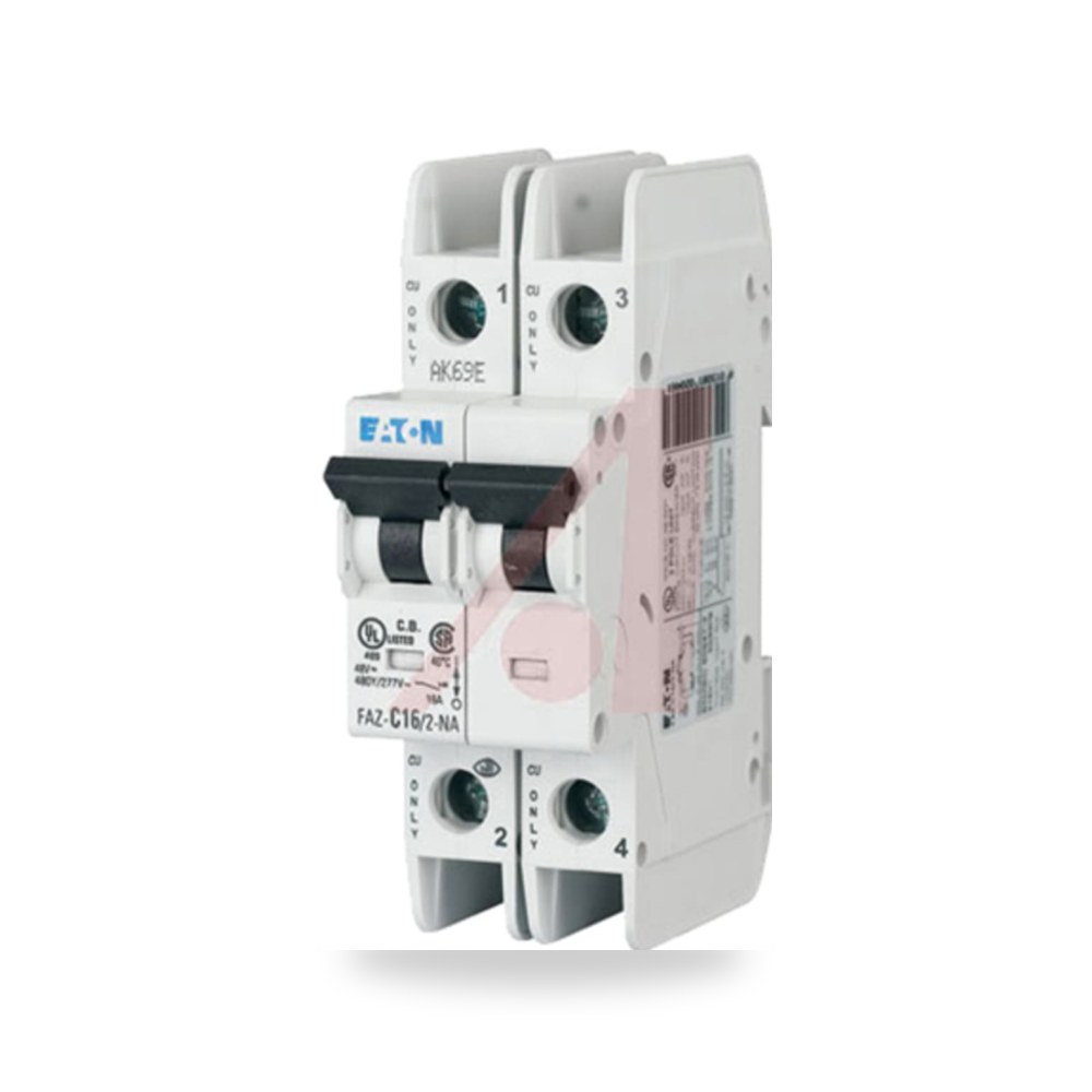 قاطع تيار أوتوماتيكي MCB ثنائي 16A طراز C RS ريمكو للتوريدات الصناعية (Reemco Industrial)
