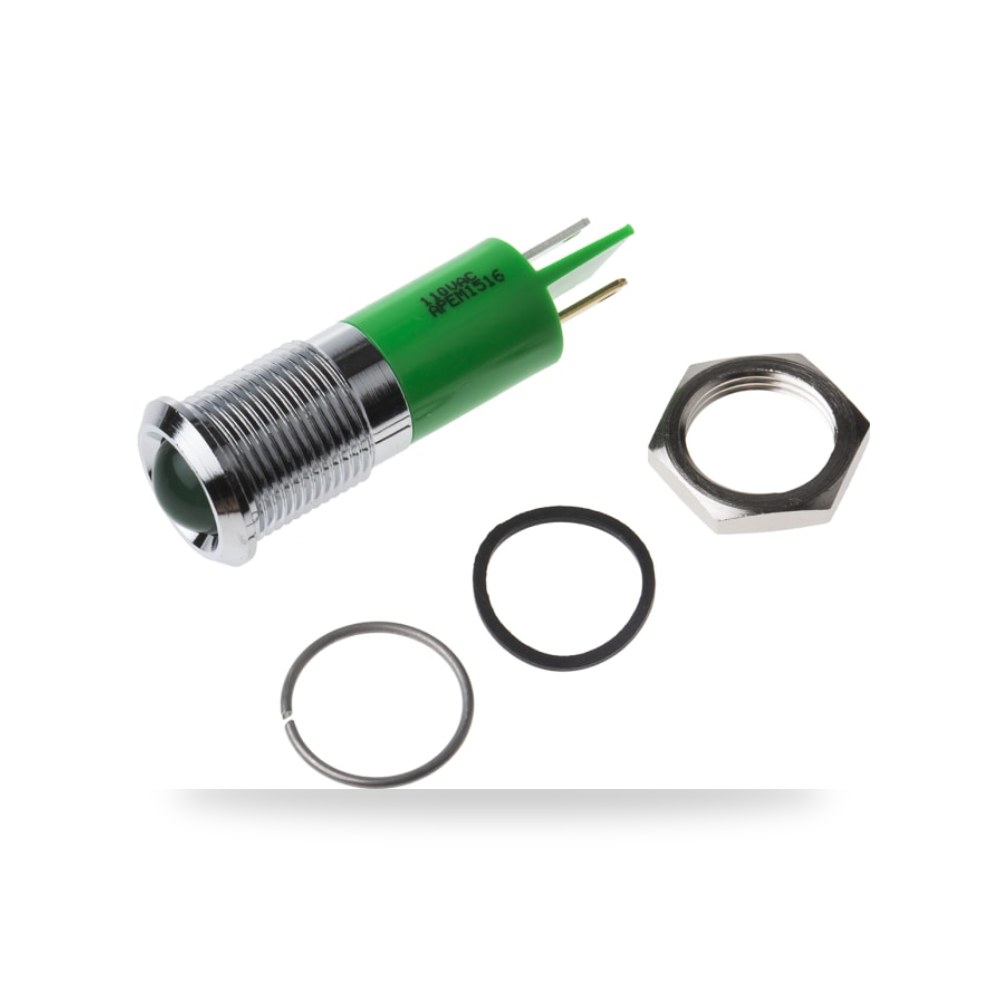 لمبة بيان وإشارة لوحات 110V AC أخضر للمنشآت ريمكو للتوريدات الصناعية (Reemco Industrial)