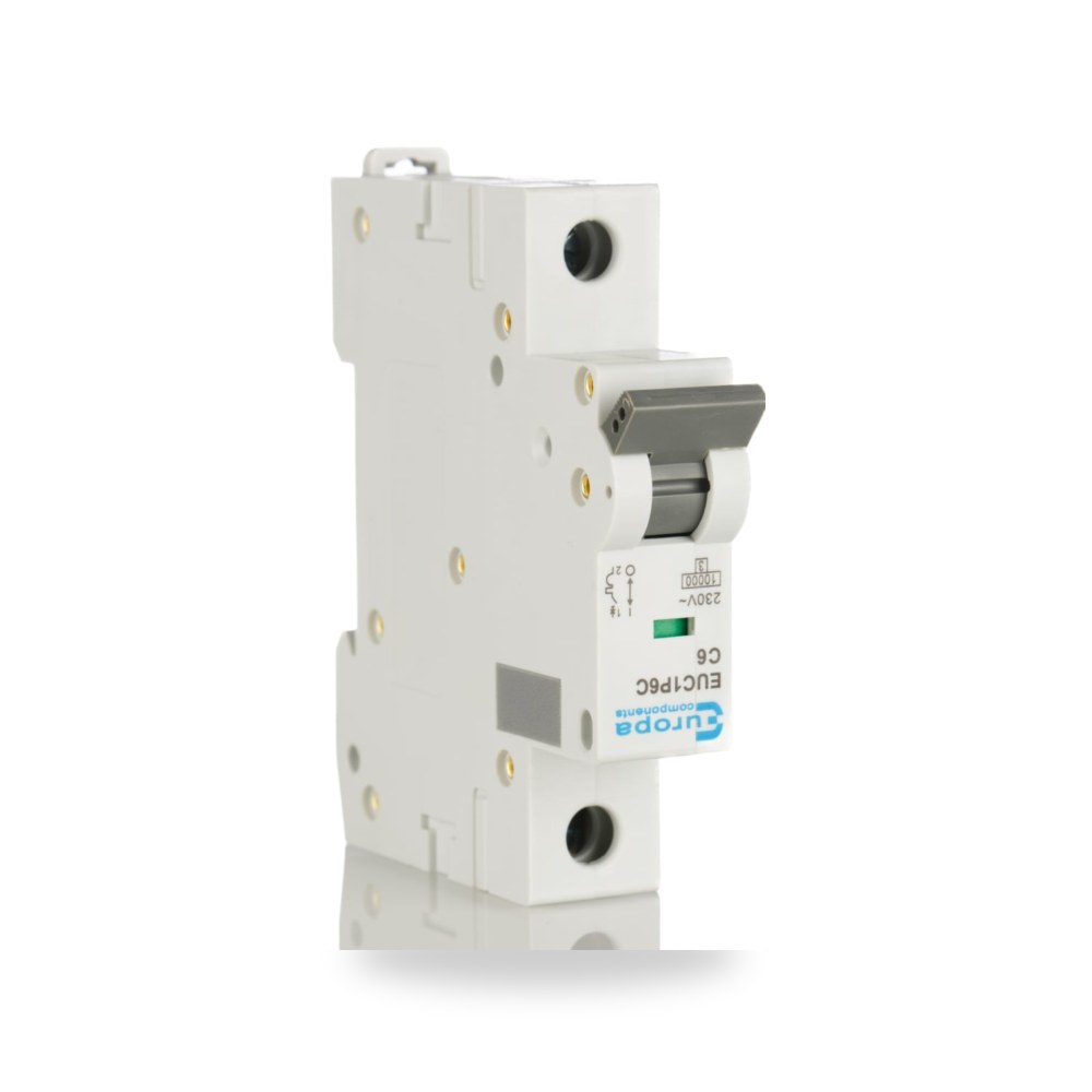 قاطع تيار أوتوماتيكي MCB أحادي 6A منحنى طراز ريمكو للتوريدات الصناعية (Reemco Industrial)