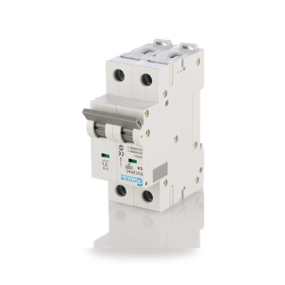 قاطع تيار أوتوماتيكي MCB ثنائي 4A نسخة محدثة ريمكو للتوريدات الصناعية (Reemco Industrial)