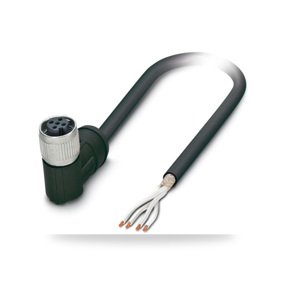 كابل توصيل حساسات ومشغلات M12 4 فئة E J صناعي ريمكو للتوريدات الصناعية (Reemco Industrial)