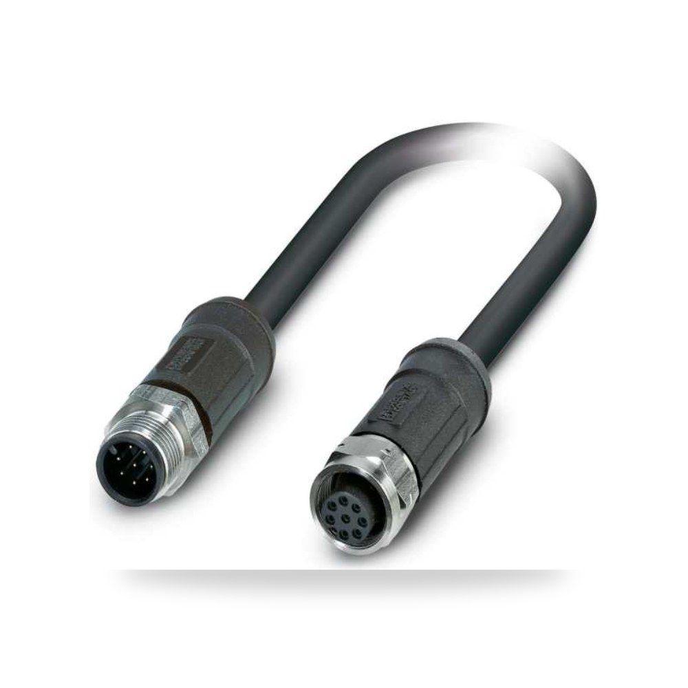 كابل توصيل حساسات ومشغلات M12 8 طراز A معتمد ريمكو للتوريدات الصناعية (Reemco Industrial)