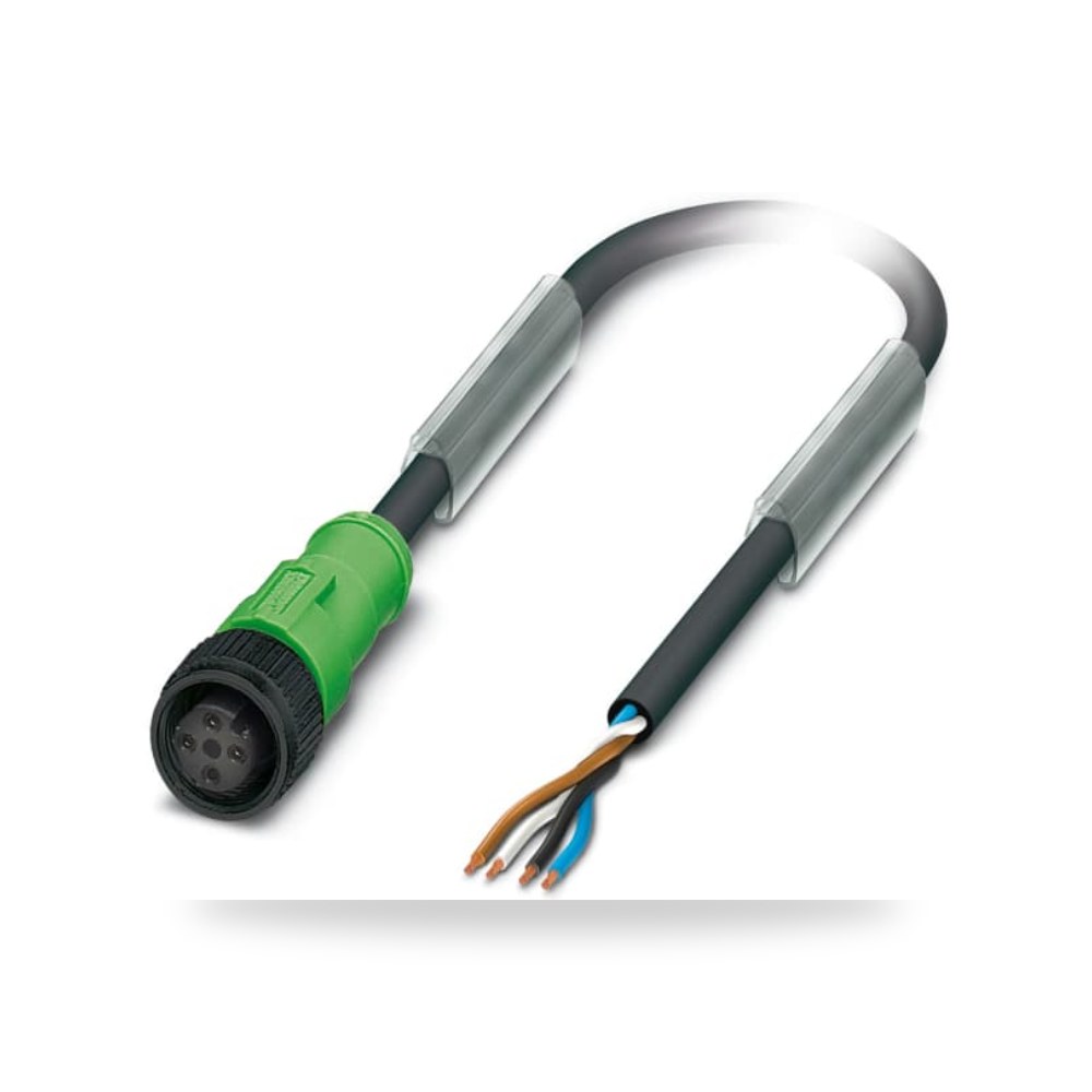 كابل توصيل حساسات ومشغلات M12 4 فئة E K صناعي ريمكو للتوريدات الصناعية (Reemco Industrial)