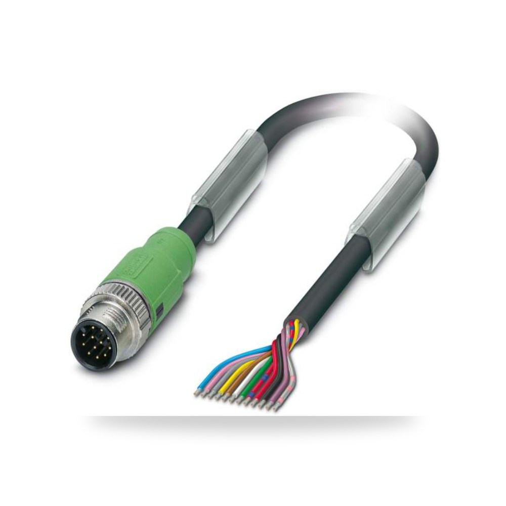 كابل توصيل حساسات ومشغلات M12 12 أطراف أداء ريمكو للتوريدات الصناعية (Reemco Industrial)