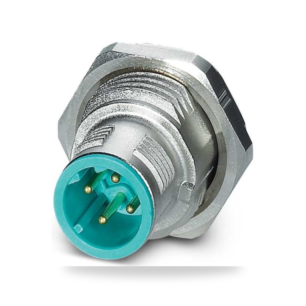 موصل دائري صناعي معتمد M12 4 أطراف ذكر طراز T ريمكو للتوريدات الصناعية (Reemco Industrial)