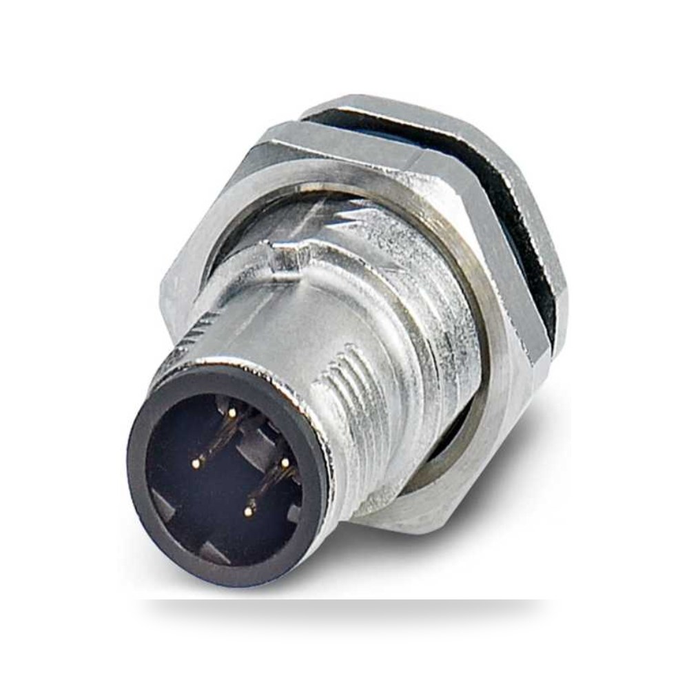 موصل دائري صناعي معتمد M12 4 أطراف ذكر طراز V ريمكو للتوريدات الصناعية (Reemco Industrial)