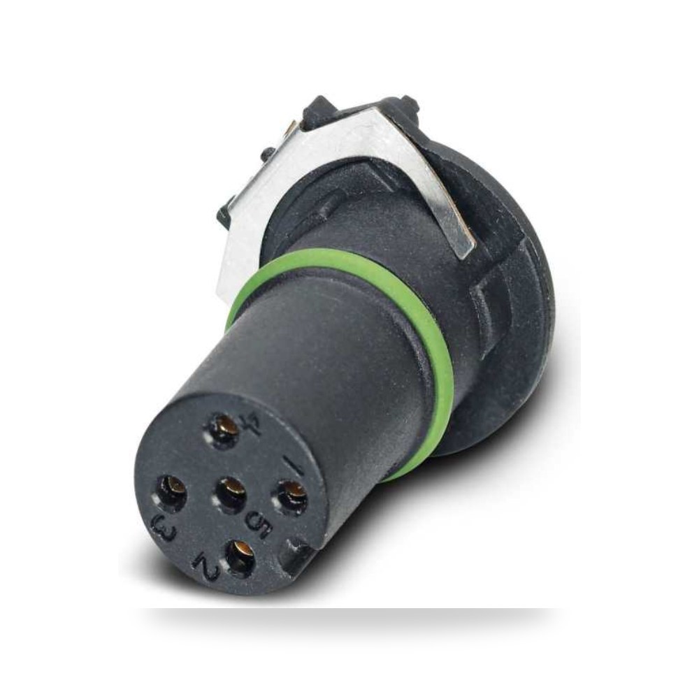 موصل دائري صناعي معتمد M12 5 أطراف أنثى طراز ريمكو للتوريدات الصناعية (Reemco Industrial)