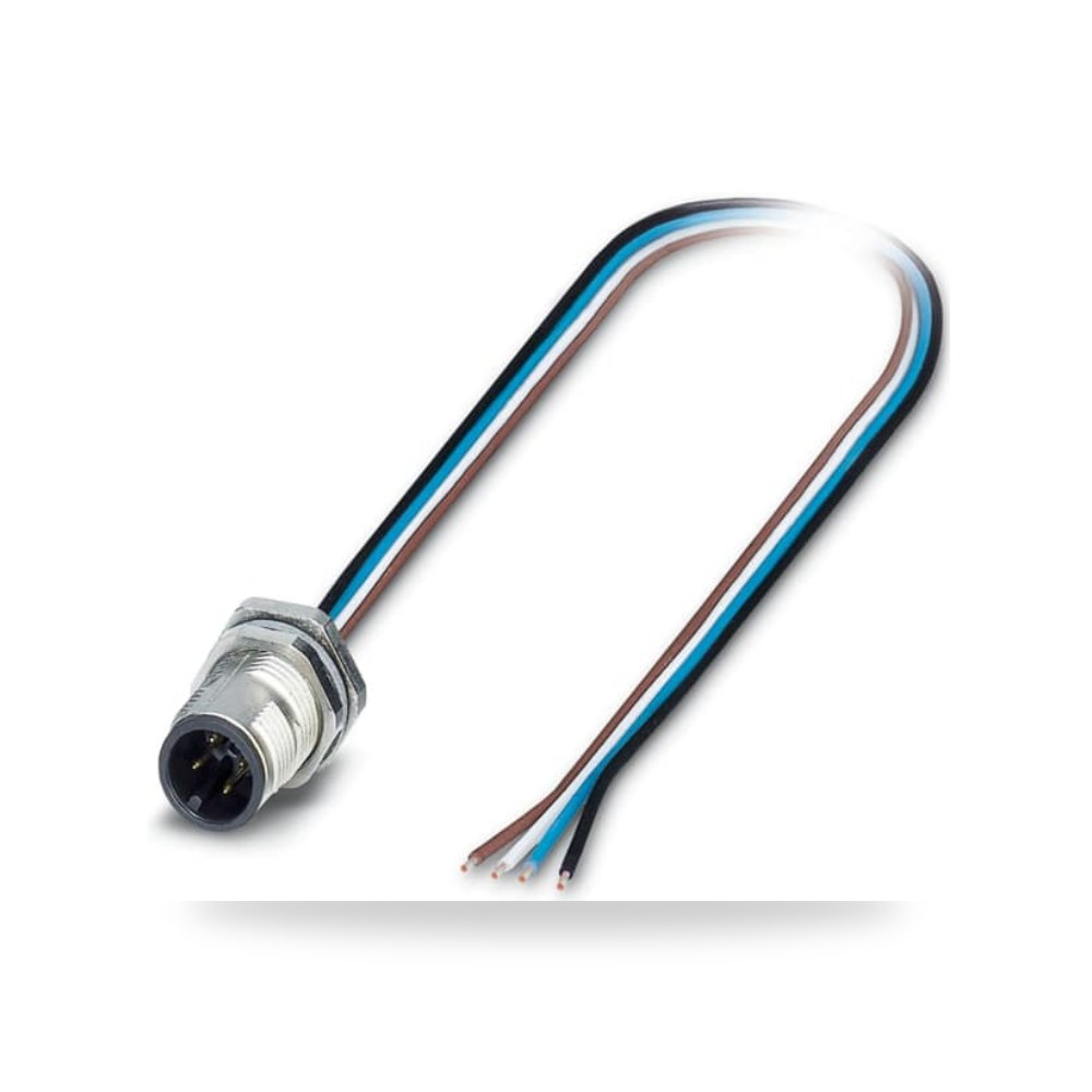 كابل توصيل حساسات ومشغلات M12 4 فئة E P صناعي ريمكو للتوريدات الصناعية (Reemco Industrial)