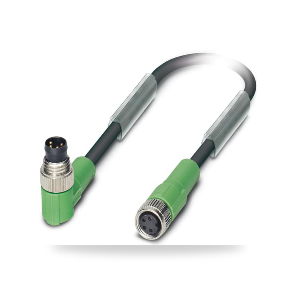 كابل توصيل حساسات ومشغلات M8 4 طراز F معتمد ريمكو للتوريدات الصناعية (Reemco Industrial)