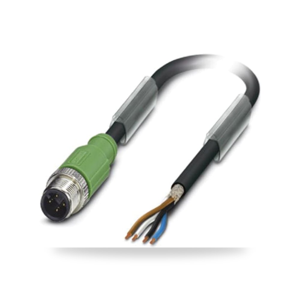 كابل توصيل حساسات ومشغلات M12 4 فئة E V صناعي ريمكو للتوريدات الصناعية (Reemco Industrial)