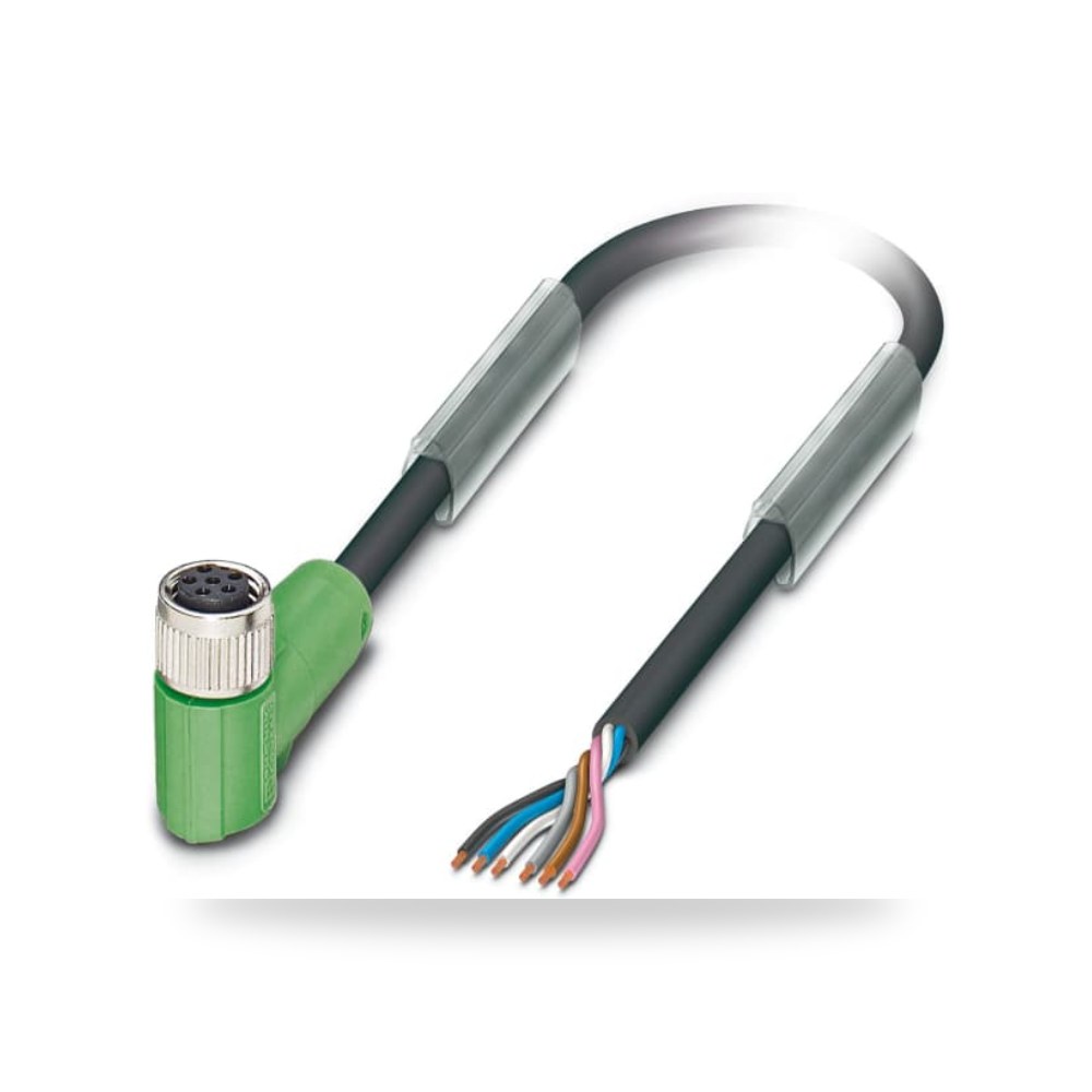 كابل توصيل حساسات ومشغلات M8 6 أطراف فئة شاقة ريمكو للتوريدات الصناعية (Reemco Industrial)