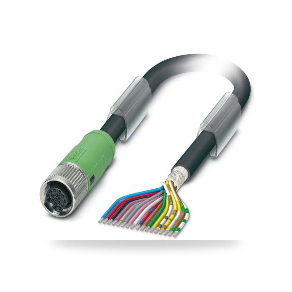 كابل توصيل حساسات ومشغلات M12 17 أطراف طراز ريمكو للتوريدات الصناعية (Reemco Industrial)