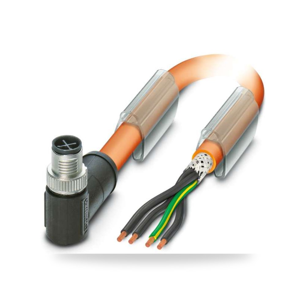 كابل توصيل حساسات ومشغلات M12 4 فئة F F صناعي ريمكو للتوريدات الصناعية (Reemco Industrial)