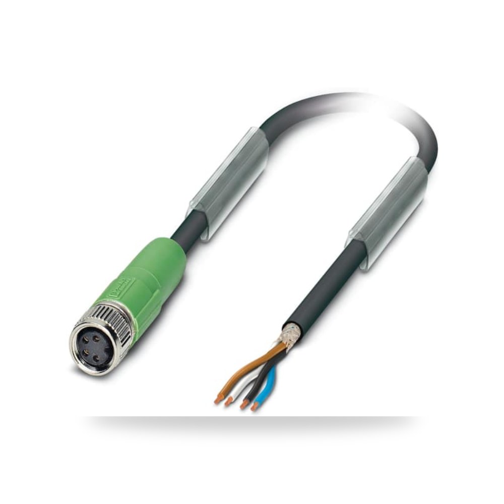 كابل توصيل حساسات ومشغلات M8 4 طراز F شاق RS ريمكو للتوريدات الصناعية (Reemco Industrial)