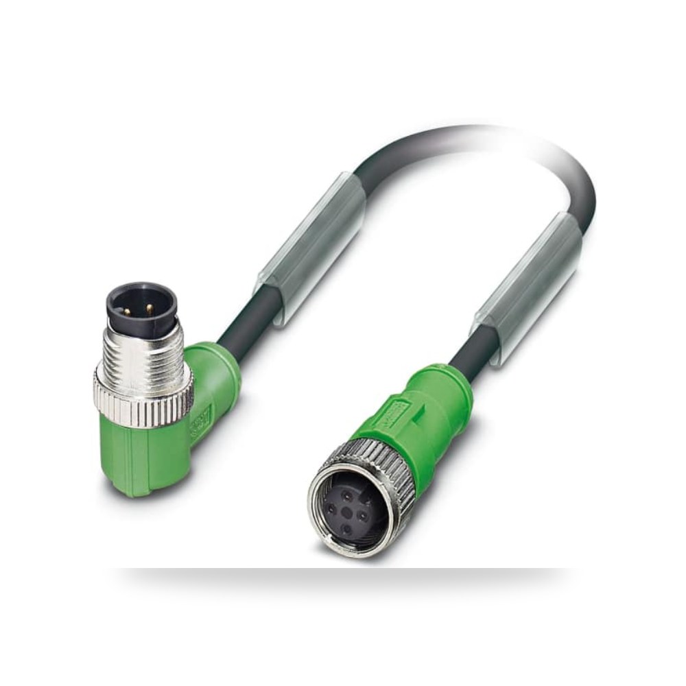 كابل توصيل حساسات ومشغلات M12 4 فئة F J صناعي ريمكو للتوريدات الصناعية (Reemco Industrial)