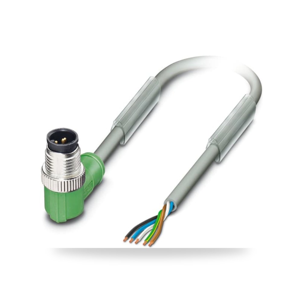كابل توصيل حساسات ومشغلات M12 5 فئة B T صناعي ريمكو للتوريدات الصناعية (Reemco Industrial)