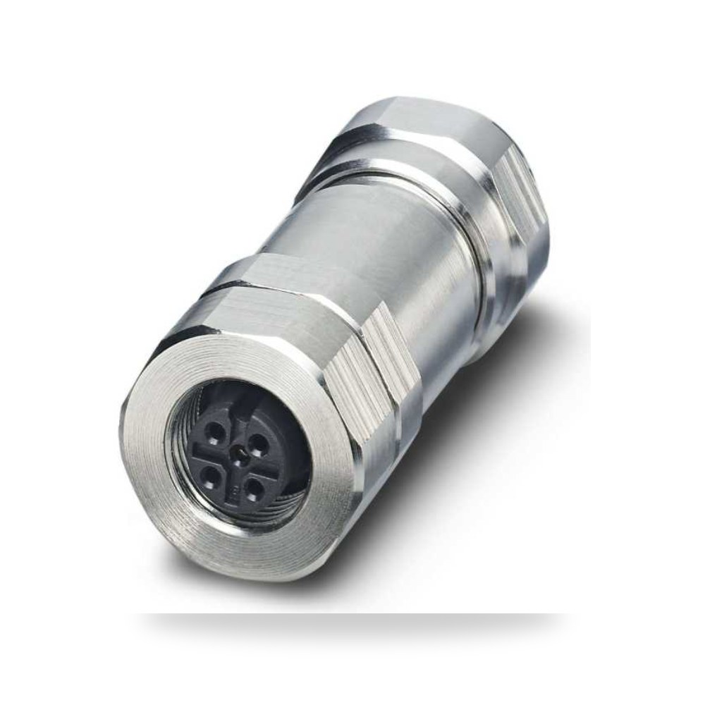 موصل دائري صناعي معتمد M12 5 أطراف أنثى طراز ريمكو للتوريدات الصناعية (Reemco Industrial)