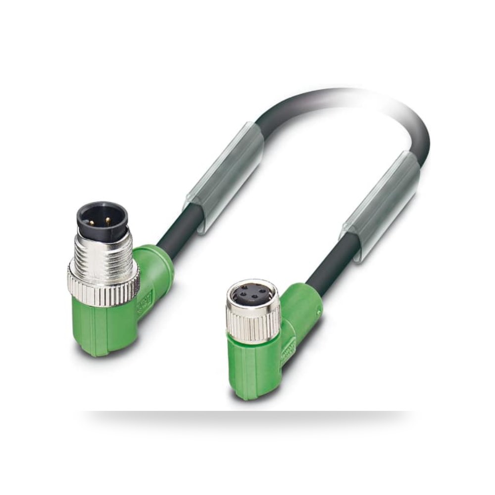 كابل توصيل حساسات ومشغلات M12 4 فئة F L صناعي ريمكو للتوريدات الصناعية (Reemco Industrial)