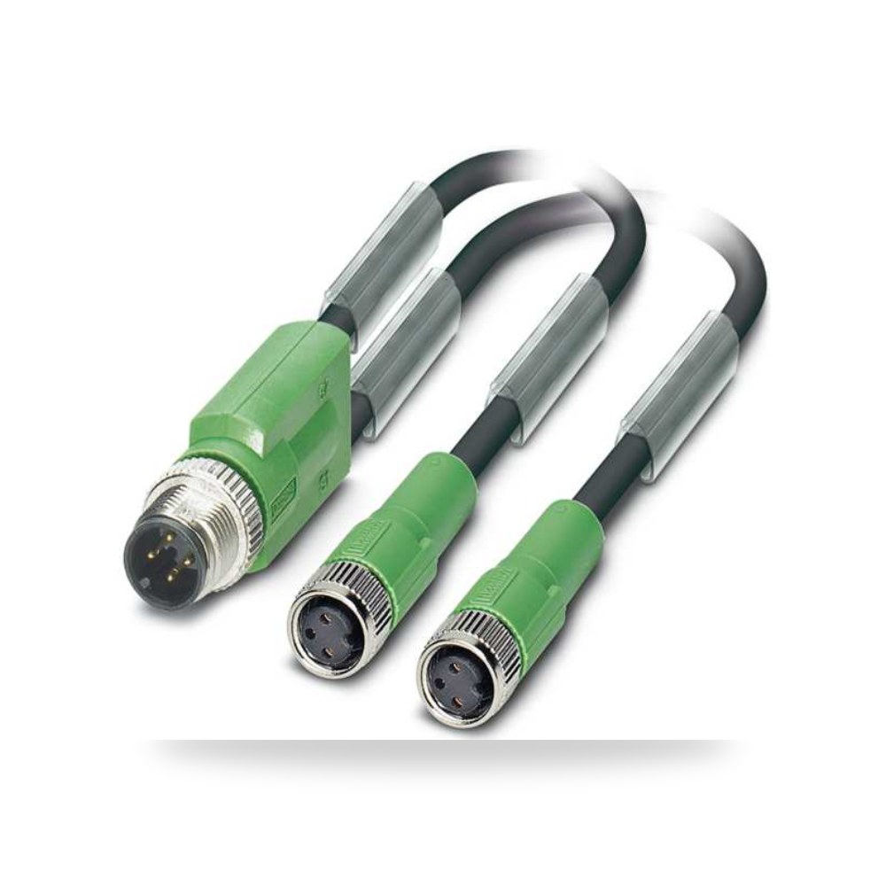 كابل توصيل حساسات ومشغلات M12 3 أطراف طراز K ريمكو للتوريدات الصناعية (Reemco Industrial)
