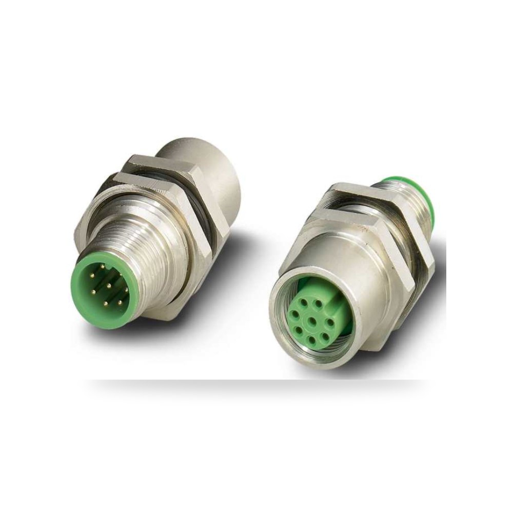 موصل دائري صناعي معتمد M12 8 أطراف طراز E RS ريمكو للتوريدات الصناعية (Reemco Industrial)