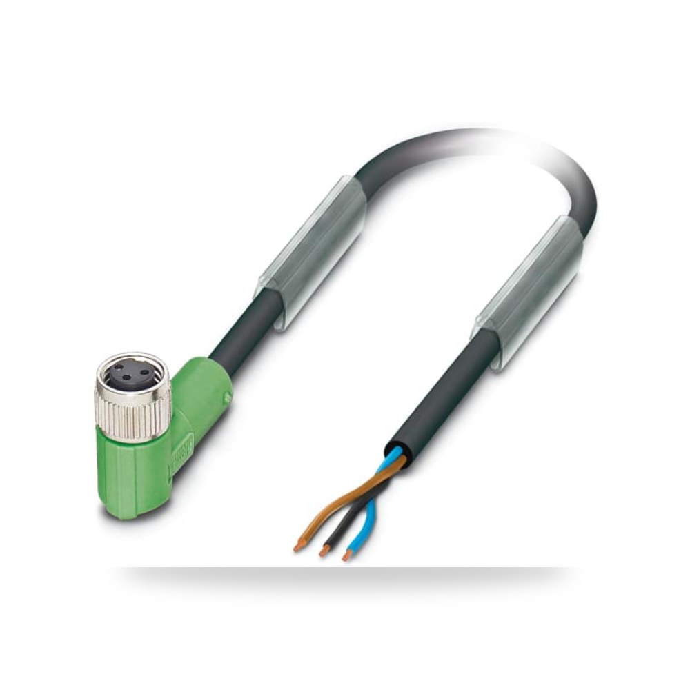 كابل توصيل حساسات ومشغلات M8 3 طراز M متين RS ريمكو للتوريدات الصناعية (Reemco Industrial)