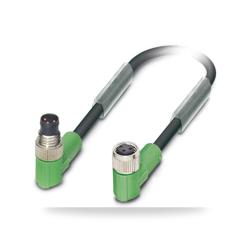 كابل توصيل حساسات ومشغلات M8 3 طراز N معتمد ريمكو للتوريدات الصناعية (Reemco Industrial)