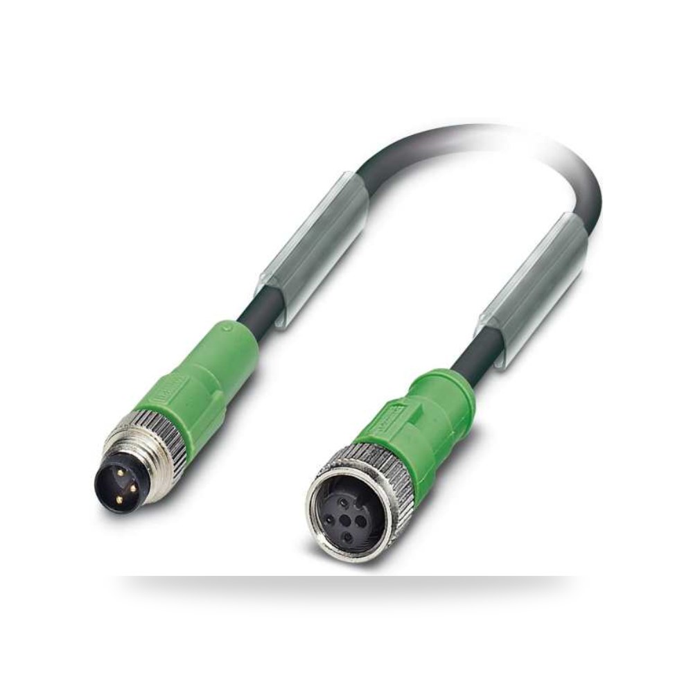 كابل توصيل حساسات ومشغلات M8 3 طراز P صناعي ريمكو للتوريدات الصناعية (Reemco Industrial)