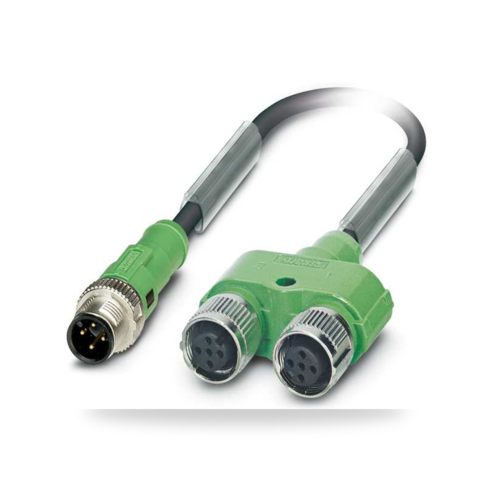 كابل توصيل حساسات ومشغلات M12 4 فئة F V صناعي ريمكو للتوريدات الصناعية (Reemco Industrial)