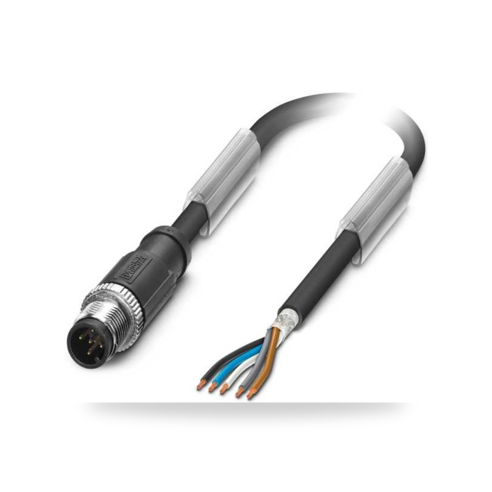 كابل توصيل حساسات ومشغلات M12 5 فئة C B صناعي ريمكو للتوريدات الصناعية (Reemco Industrial)