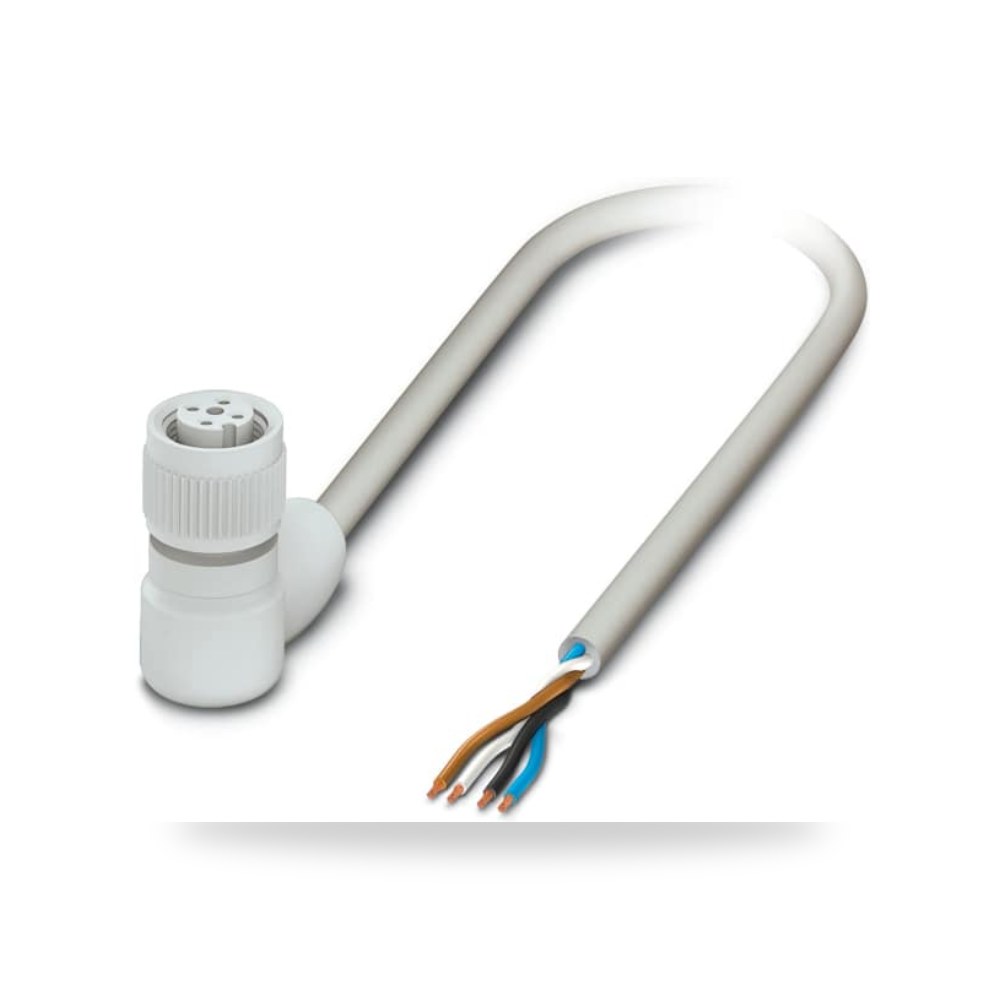 كابل توصيل حساسات ومشغلات M12 4 فئة F Y صناعي ريمكو للتوريدات الصناعية (Reemco Industrial)