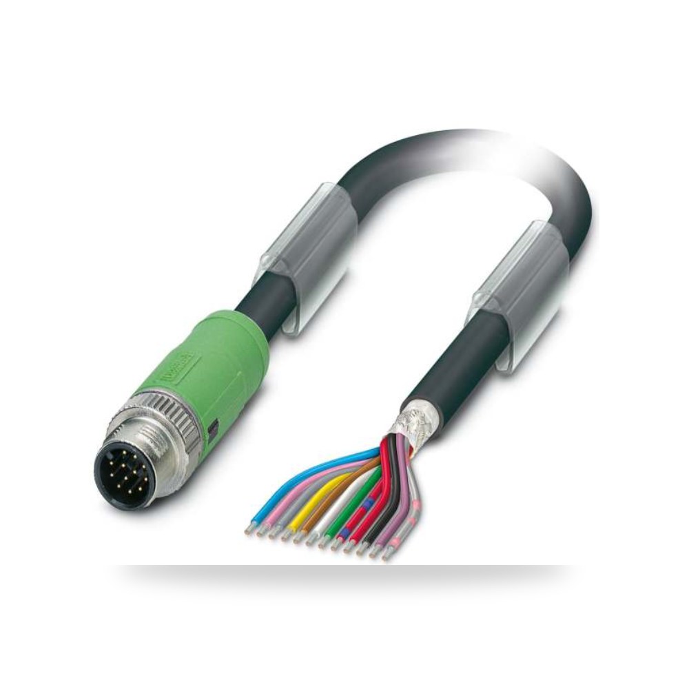 كابل توصيل حساسات ومشغلات M12 12 أطراف فائق ريمكو للتوريدات الصناعية (Reemco Industrial)
