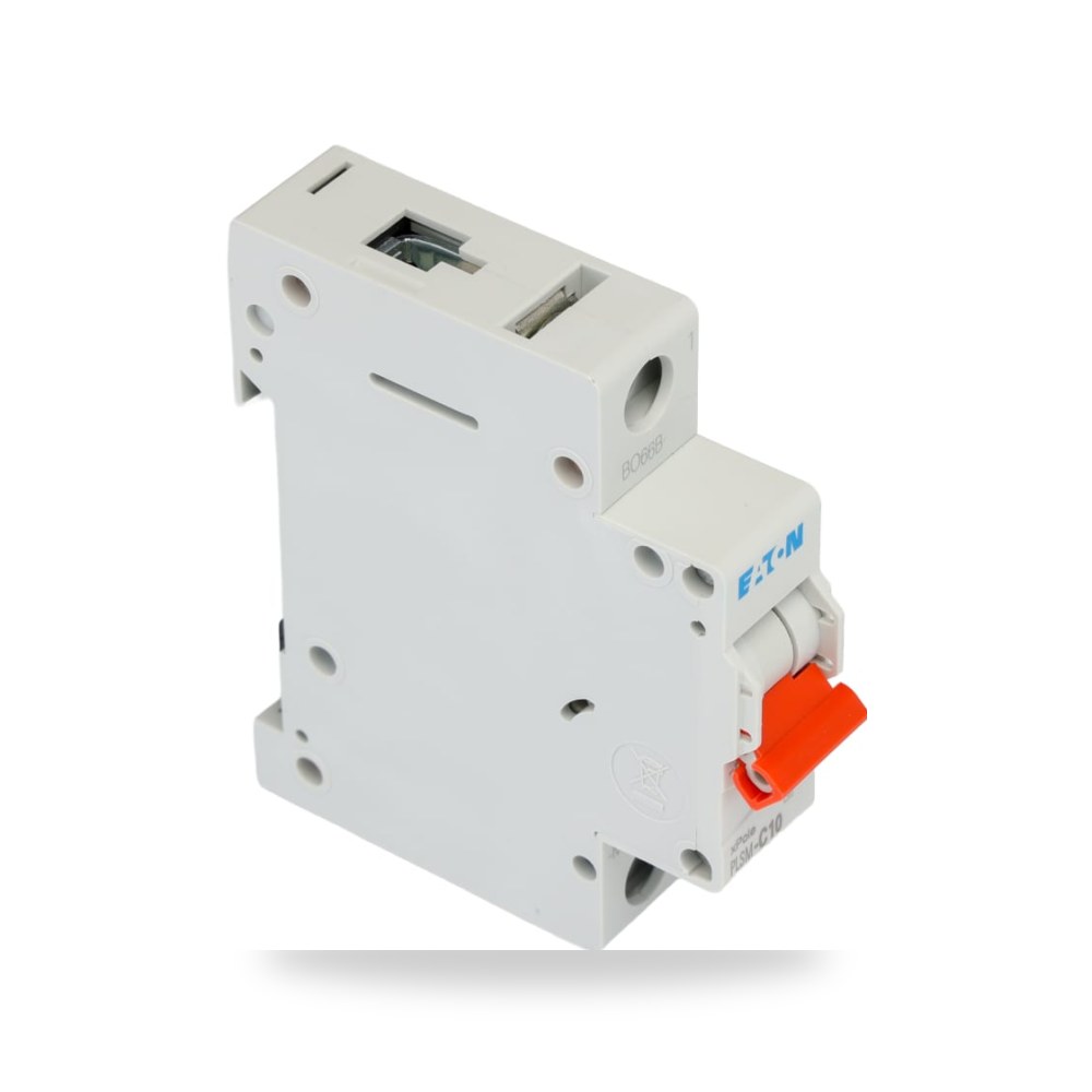 قاطع تيار أوتوماتيكي MCB أحادي 10A منحنى طراز ريمكو للتوريدات الصناعية (Reemco Industrial)