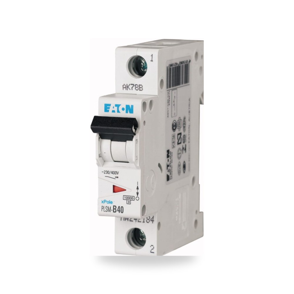 قاطع تيار أوتوماتيكي MCB أحادي 40A منحنى C ريمكو للتوريدات الصناعية (Reemco Industrial)