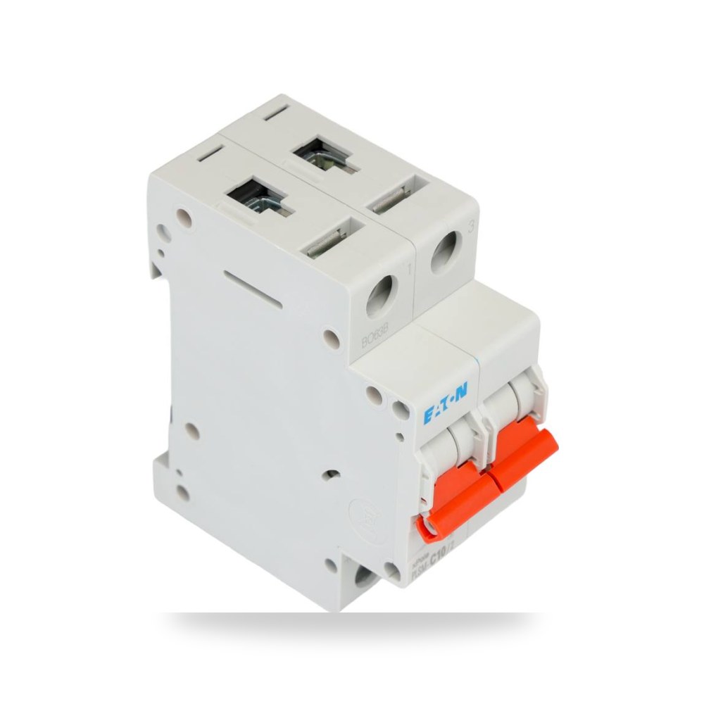 قاطع تيار أوتوماتيكي MCB ثنائي 10A منحنى C ريمكو للتوريدات الصناعية (Reemco Industrial)