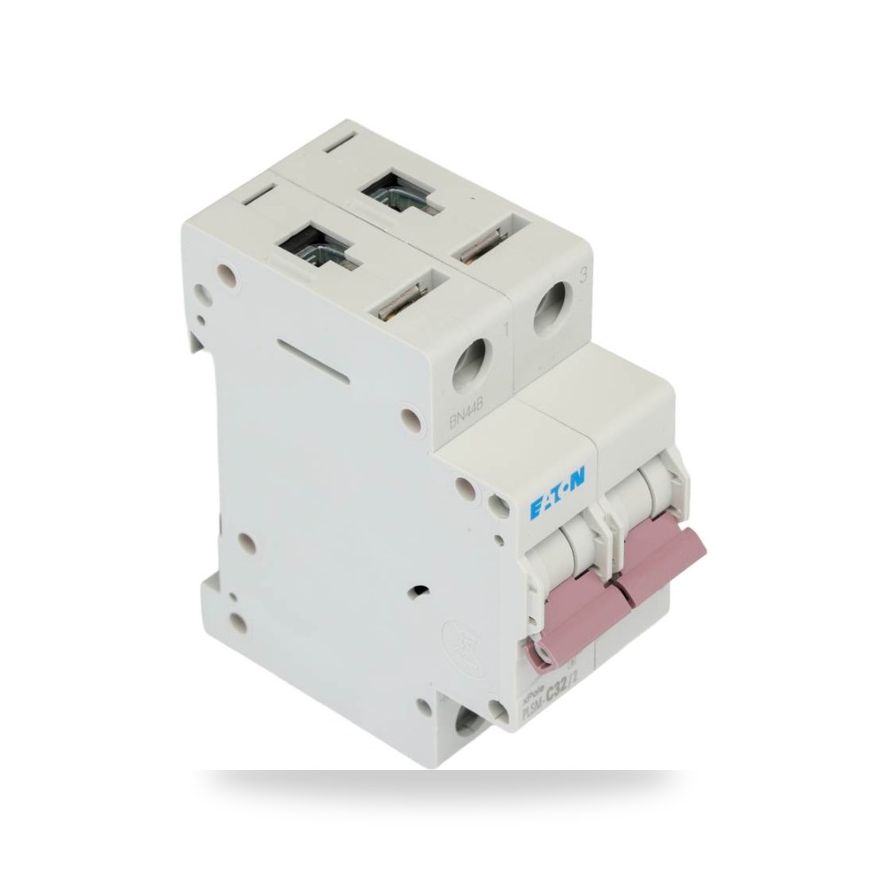 قاطع تيار أوتوماتيكي MCB ثنائي 32A طراز مميز ريمكو للتوريدات الصناعية (Reemco Industrial)