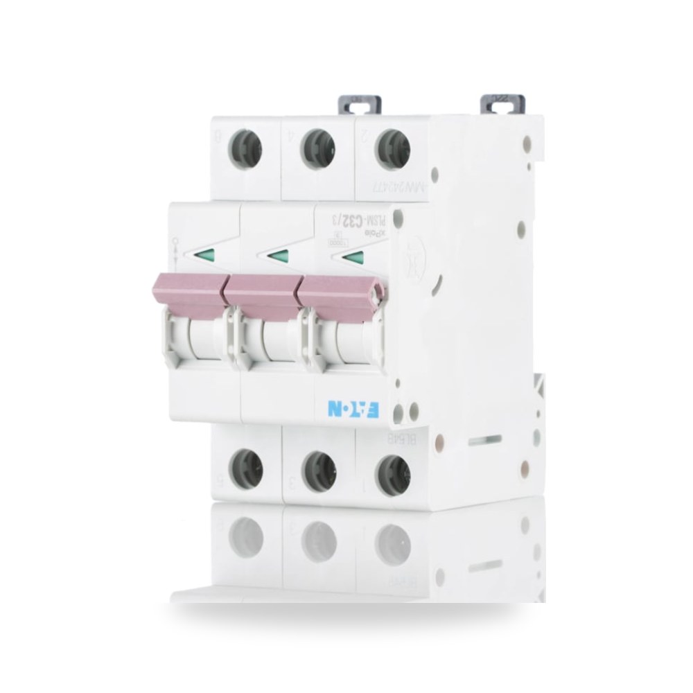 قاطع تيار أوتوماتيكي MCB ثلاثي 32A منحنى طراز ريمكو للتوريدات الصناعية (Reemco Industrial)