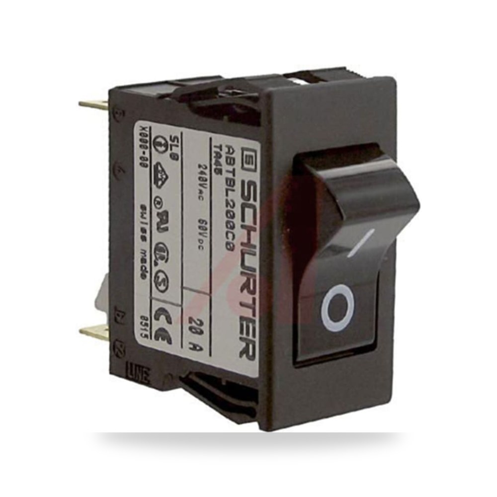 قاطع تيار أوتوماتيكي MCB ثنائي 20A طراز C RS ريمكو للتوريدات الصناعية (Reemco Industrial)