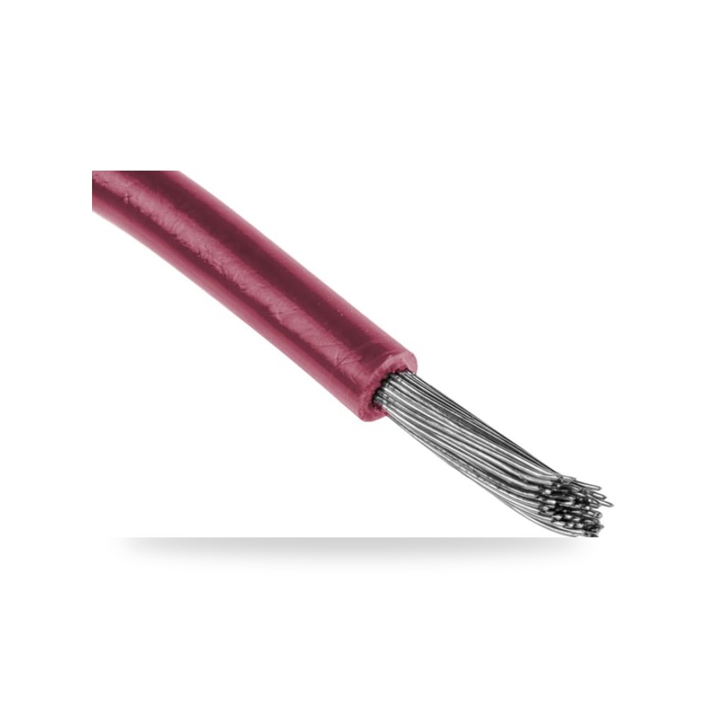 سلك توصيل مرن بوردات 24 AWG أحمر 100 نسخة ريمكو للتوريدات الصناعية (Reemco Industrial)