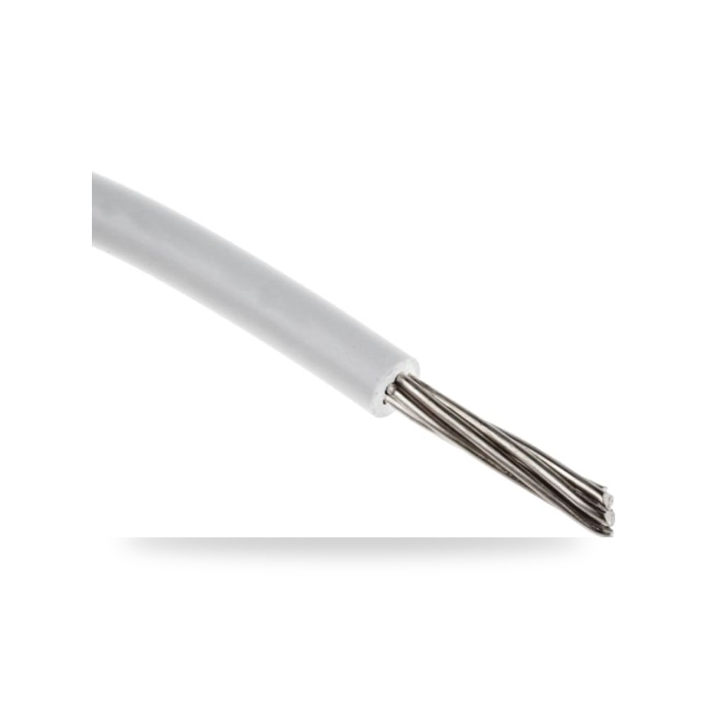 سلك توصيل مرن بوردات 26 AWG أبيض 100 طراز ريمكو للتوريدات الصناعية (Reemco Industrial)