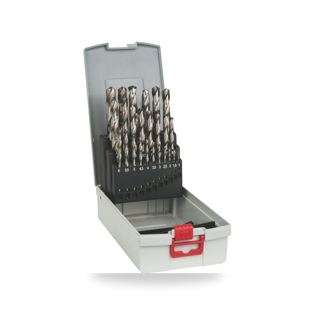 طقم بنط ثقب حلزونية HSS 25 طراز احترافي RS ريمكو للتوريدات الصناعية (Reemco Industrial)