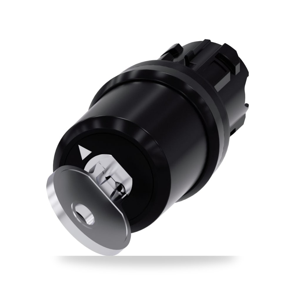 رأس مفتاح تشغيل بمفتاح أمان للوحات 22 مم طراز ريمكو للتوريدات الصناعية (Reemco Industrial)