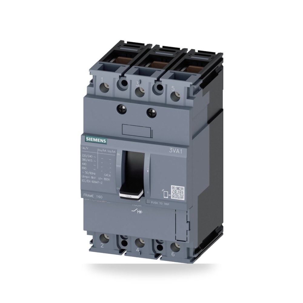 قاطع تيار أوتوماتيكي MCB ثلاثي 100A طراز M RS ريمكو للتوريدات الصناعية (Reemco Industrial)