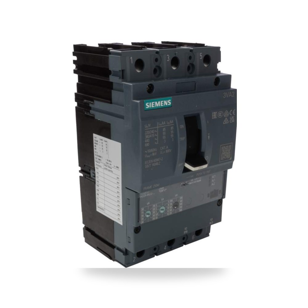 قاطع تيار أوتوماتيكي MCB ثلاثي 250A فئة ريمكو للتوريدات الصناعية (Reemco Industrial)