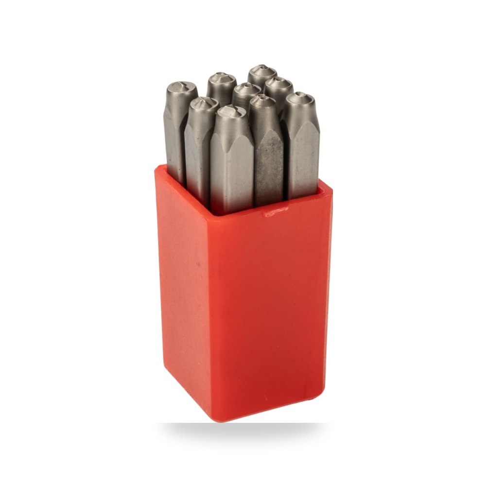 طقم سنبك وتخريم ودمغ معادن صلب 9 طراز احترافي ريمكو للتوريدات الصناعية (Reemco Industrial)