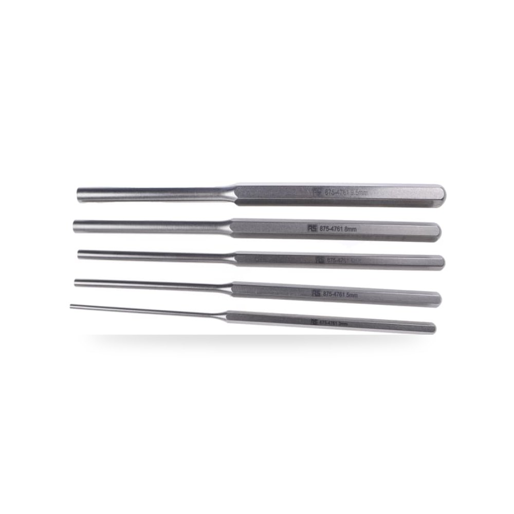 طقم سنبك وتخريم ودمغ معادن صلب 5 طراز احترافي ريمكو للتوريدات الصناعية (Reemco Industrial)