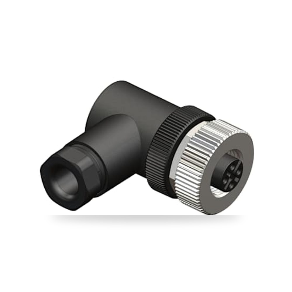 موصل دائري صناعي M12 5 أطراف كابل مستقيم طراز ريمكو للتوريدات الصناعية (Reemco Industrial)